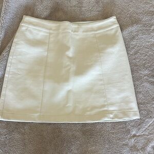 Forever 21 Cream A-Line Mini Skirt